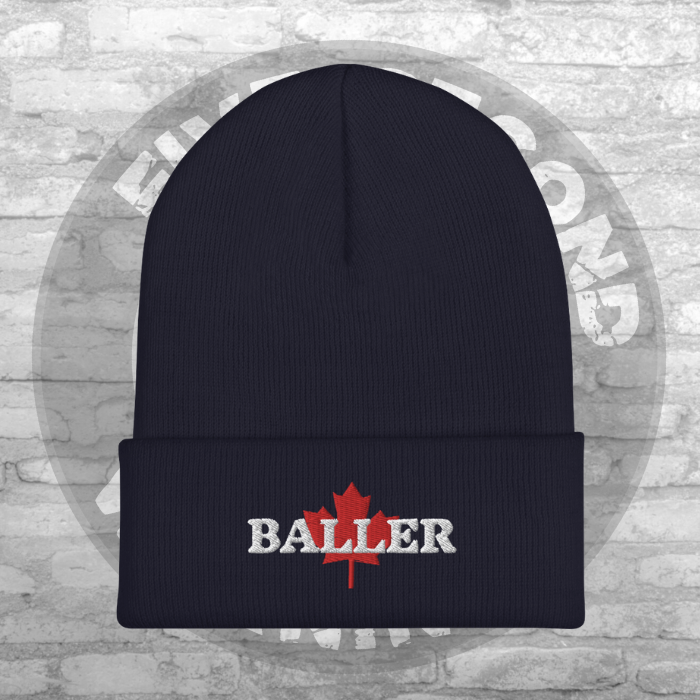 Canadian Baller Cuffed Beanie