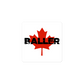 Canadian Baller Sticker black lettering3x3